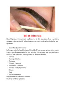 Eyebrow Design Workbook