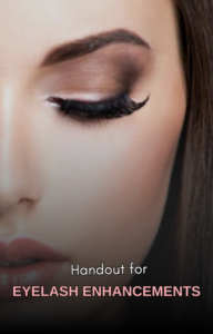 Eyelash extension booklet