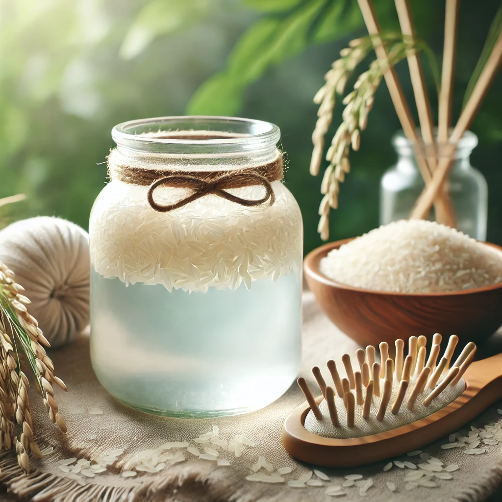 Água de Arroz para Fortalecimento dos Fios