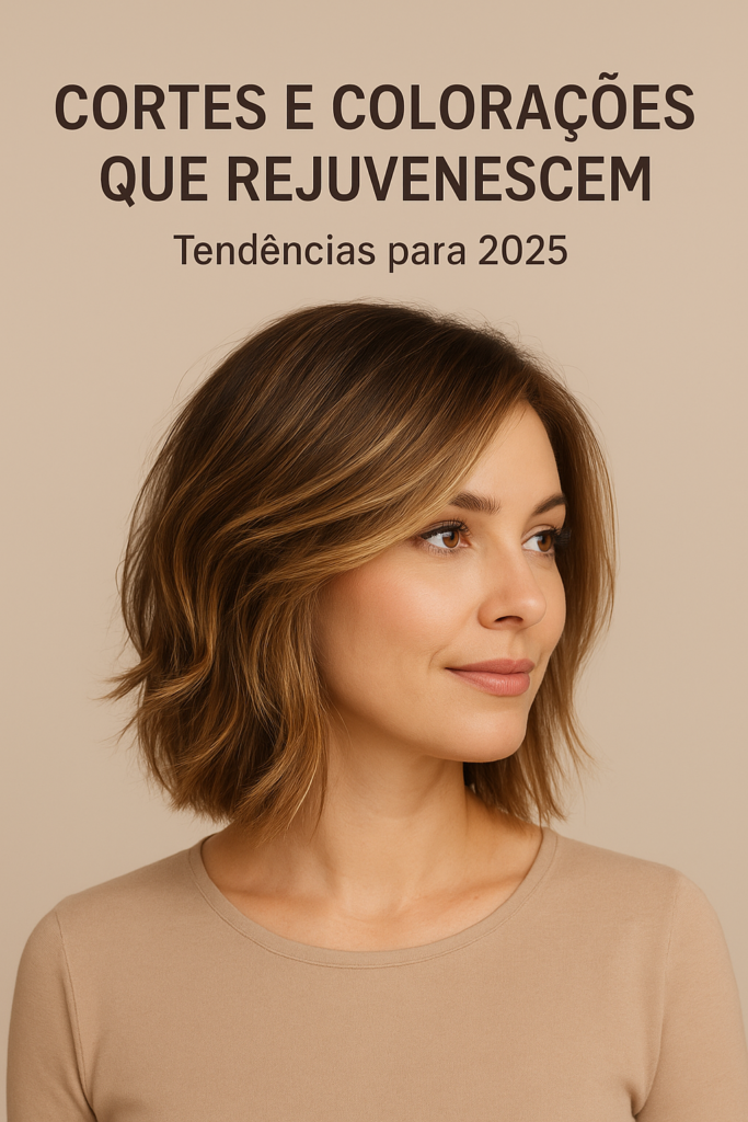 Cortes e Colorações que Rejuvenescem – Tendências para 2025