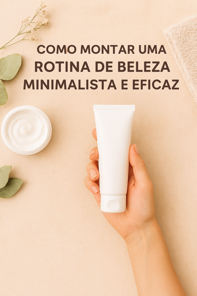 Como montar uma rotina de beleza minimalista e eficaz