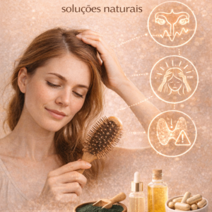 Queda Capilar Feminina: Causas Hormonais e Soluções Naturais
