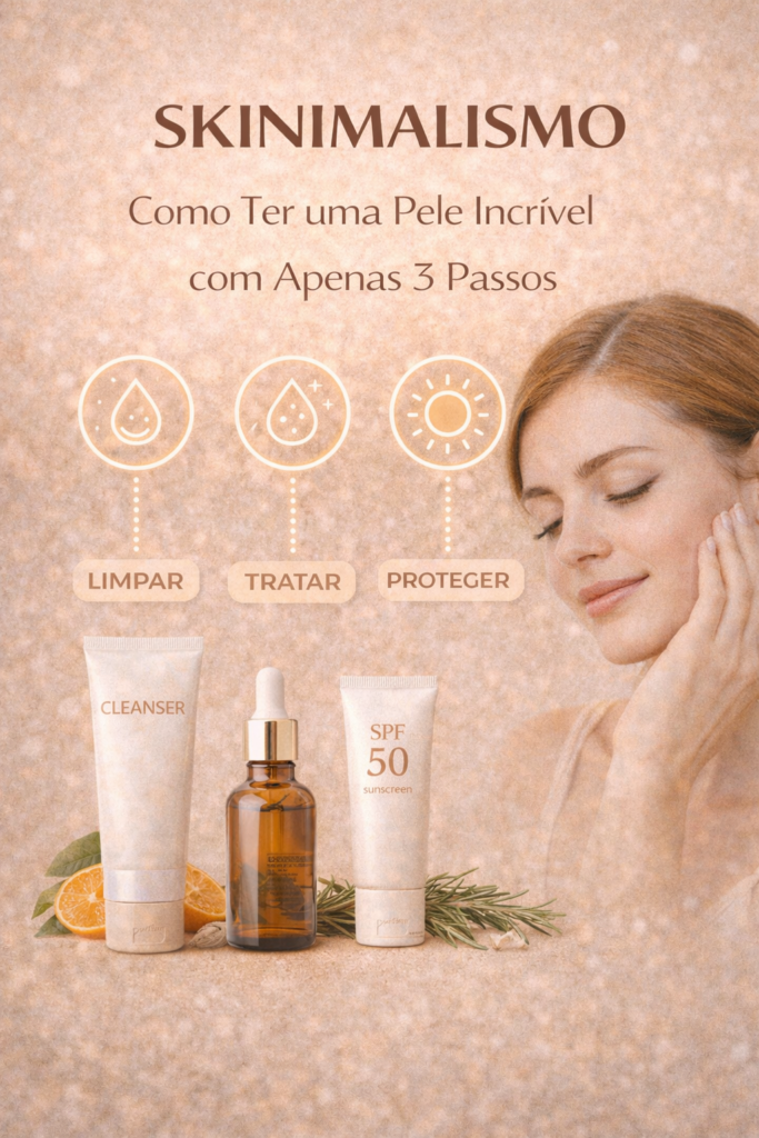 Skinimalismo: Como Ter uma Pele Incrível com Apenas 3 Passos